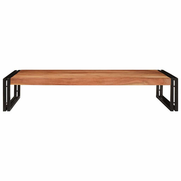 Badregal Braun Akazie Massivholz 120cm