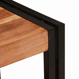 Waschtischunterschrank Braun Akazie Massivholz 71 cm
