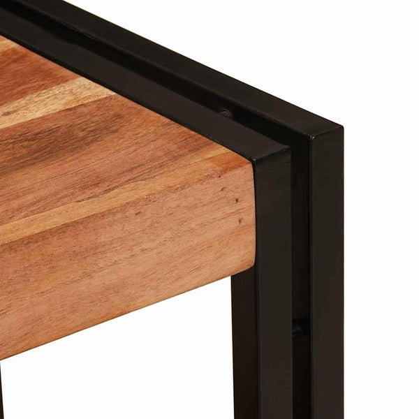 Waschtischunterschrank Braun Akazie Massivholz 71 cm