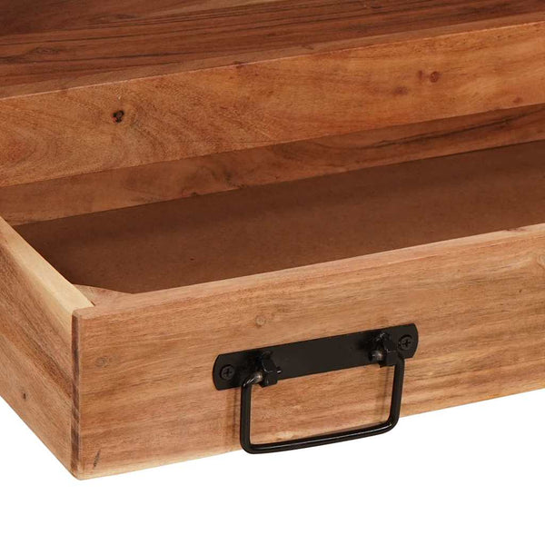 Waschtischunterschrank Braun Akazie Massivholz 71 cm