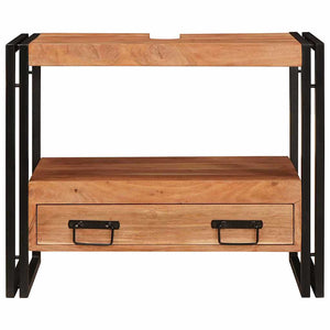 Waschtischunterschrank Braun Akazie Massivholz 71 cm