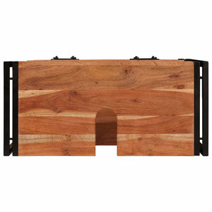 Waschtischunterschrank Braun Akazie Massivholz 71 cm