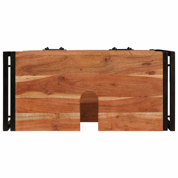 Waschtischunterschrank Braun Akazie Massivholz 71 cm