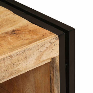 Waschbeckenunterschrank Braun Mango Massivholz