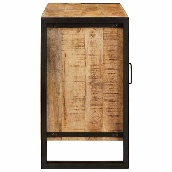 Waschbeckenunterschrank Braun Mango Massivholz