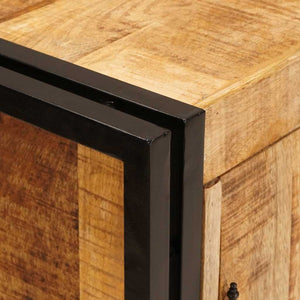 Nachttisch Braun Mango Massivholz 66x35x76 cm