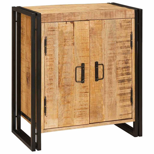 Nachttisch Braun Mango Massivholz 66x35x76 cm