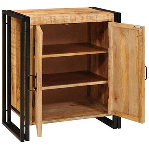 Nachttisch Braun Mango Massivholz 66x35x76 cm