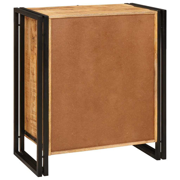 Nachttisch Braun Mango Massivholz 66x35x76 cm