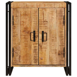 Nachttisch Braun Mango Massivholz 66x35x76 cm