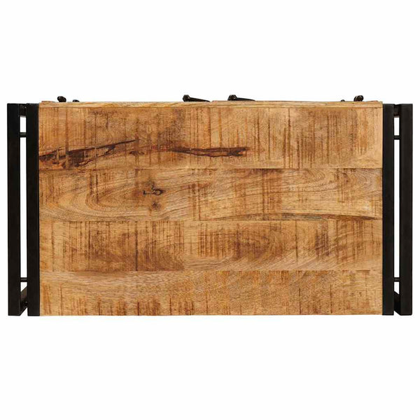 Nachttisch Braun Mango Massivholz 66x35x76 cm
