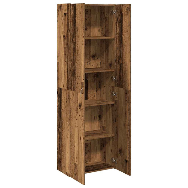 Highboard Altholz-Optik 60x32x190 cm