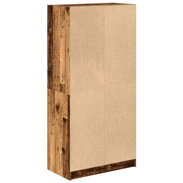 Highboard Altholz-Optik 68x37x142 cm