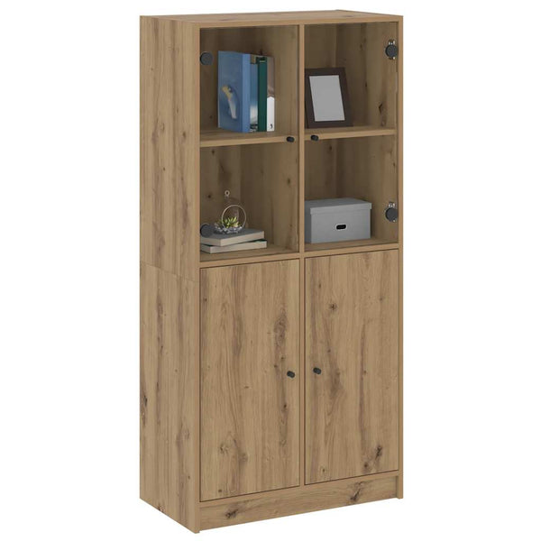 Highboard Artisan-Eiche 68x37x142 cm