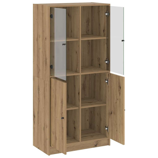 Highboard Artisan-Eiche 68x37x142 cm