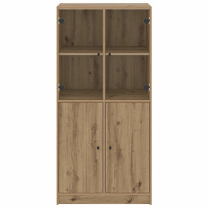 Highboard Artisan-Eiche 68x37x142 cm