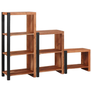 vidaXL Étagère à livres 3 pcs Marron 50 x 30 x 110 cm Bois d'acacia massif