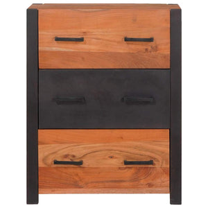 Braunes Sideboard aus Akazienholz, 110 cm
