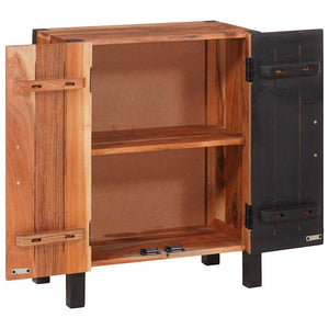 Sideboard Braun 55x30x75cm Massivholz Akazie 3-teilig