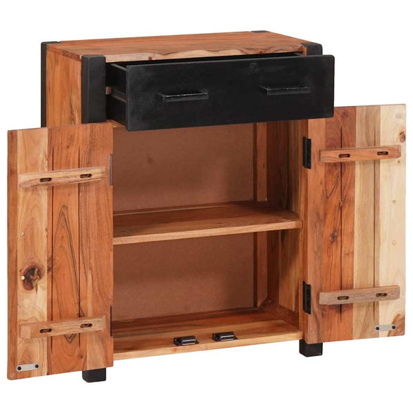 Braunes Akazienholz Sideboard, 165 cm