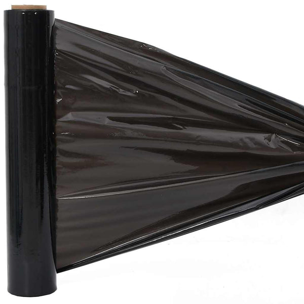 Schwarze Stretchfolie, 2 Rollen, 17 μm, 50 cm x 150 m