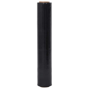 Schwarze Stretchfolie, 2 Rollen, 50cm x 150m
