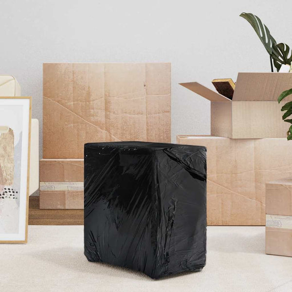 Schwarze Stretchfolie, 6 Rollen, 23 μm, 50 cm x 300 m