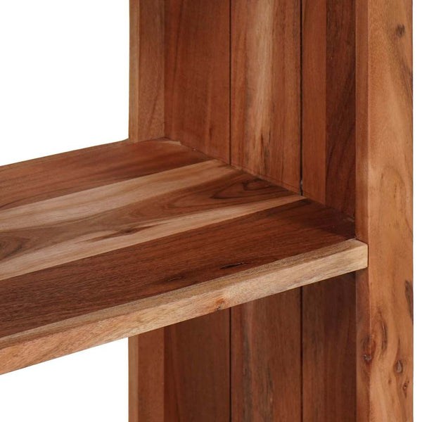 Bücherregal Braun Akazie Massivholz 110 cm