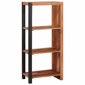 Bücherregal Braun Akazie Massivholz 110 cm