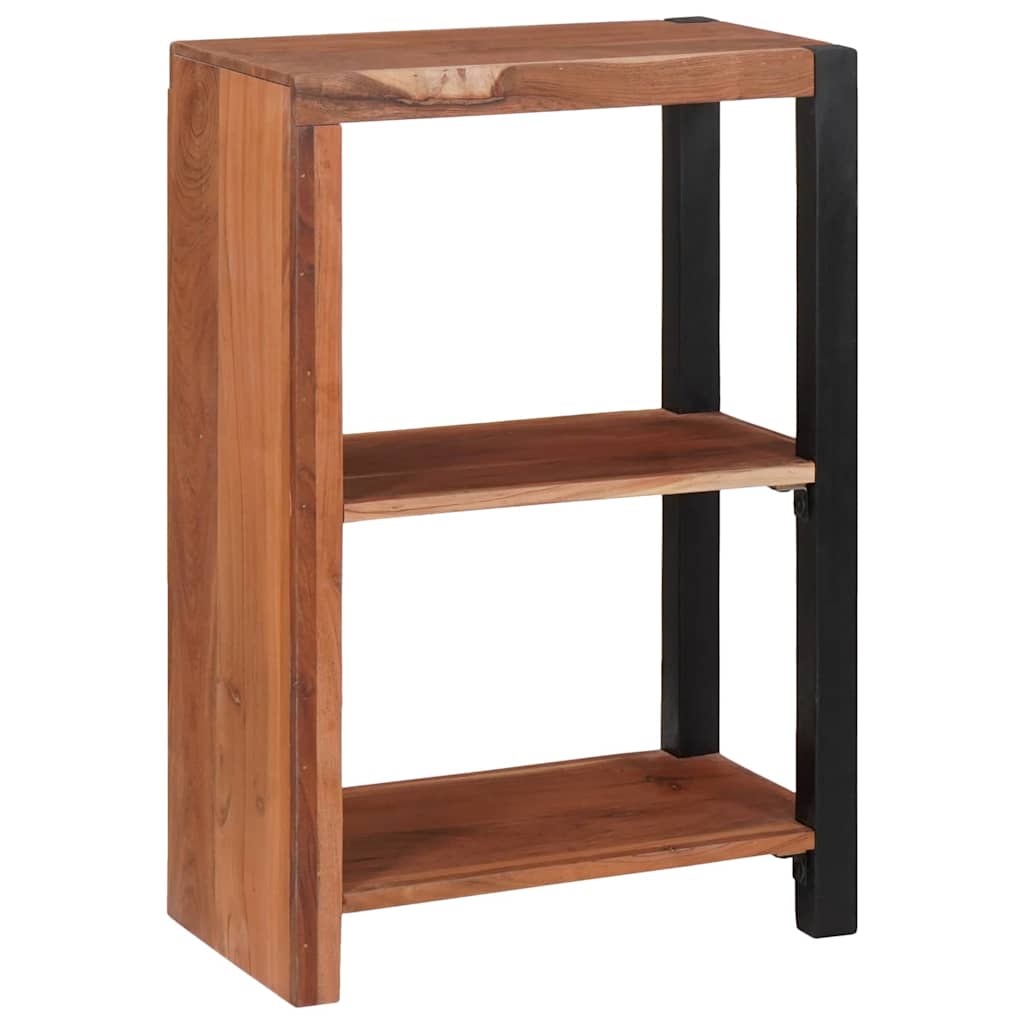 Bücherregal Braun Akazie Massivholz 75cm