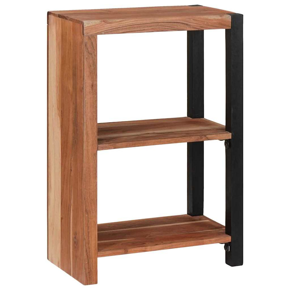 Bücherregal Braun Akazie Massivholz 75cm