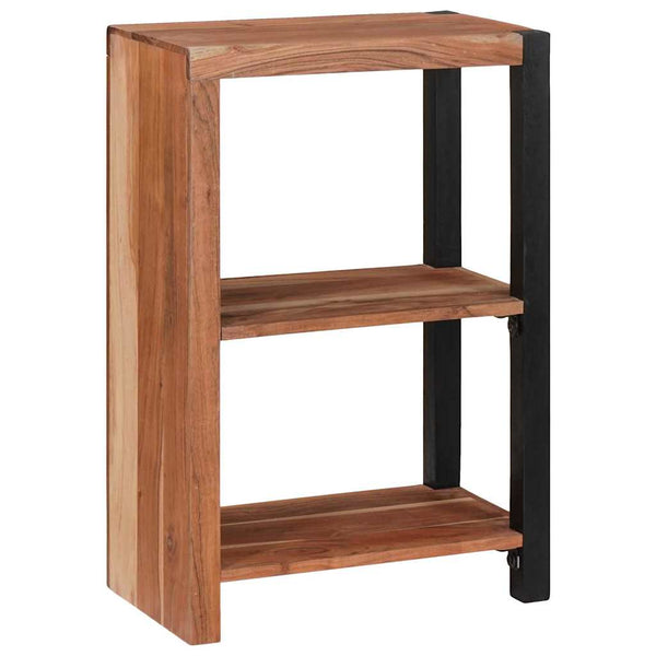 Bücherregal Braun Akazie Massivholz 75cm