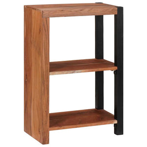 Bücherregal Braun Akazie Massivholz 75cm