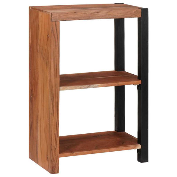 Bücherregal Braun Akazie Massivholz 75cm