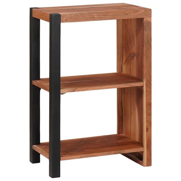 Bücherregal Braun Akazie Massivholz 75cm