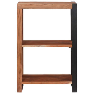 Bücherregal Braun Akazie Massivholz 75cm