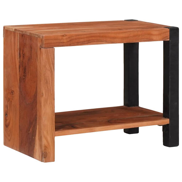 vidaXL Étagère à livres marron 50 x 30 x 40 cm Bois d'acacia massif