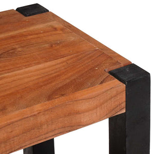 Bücherregal Akazie Massivholz Braun 110cm