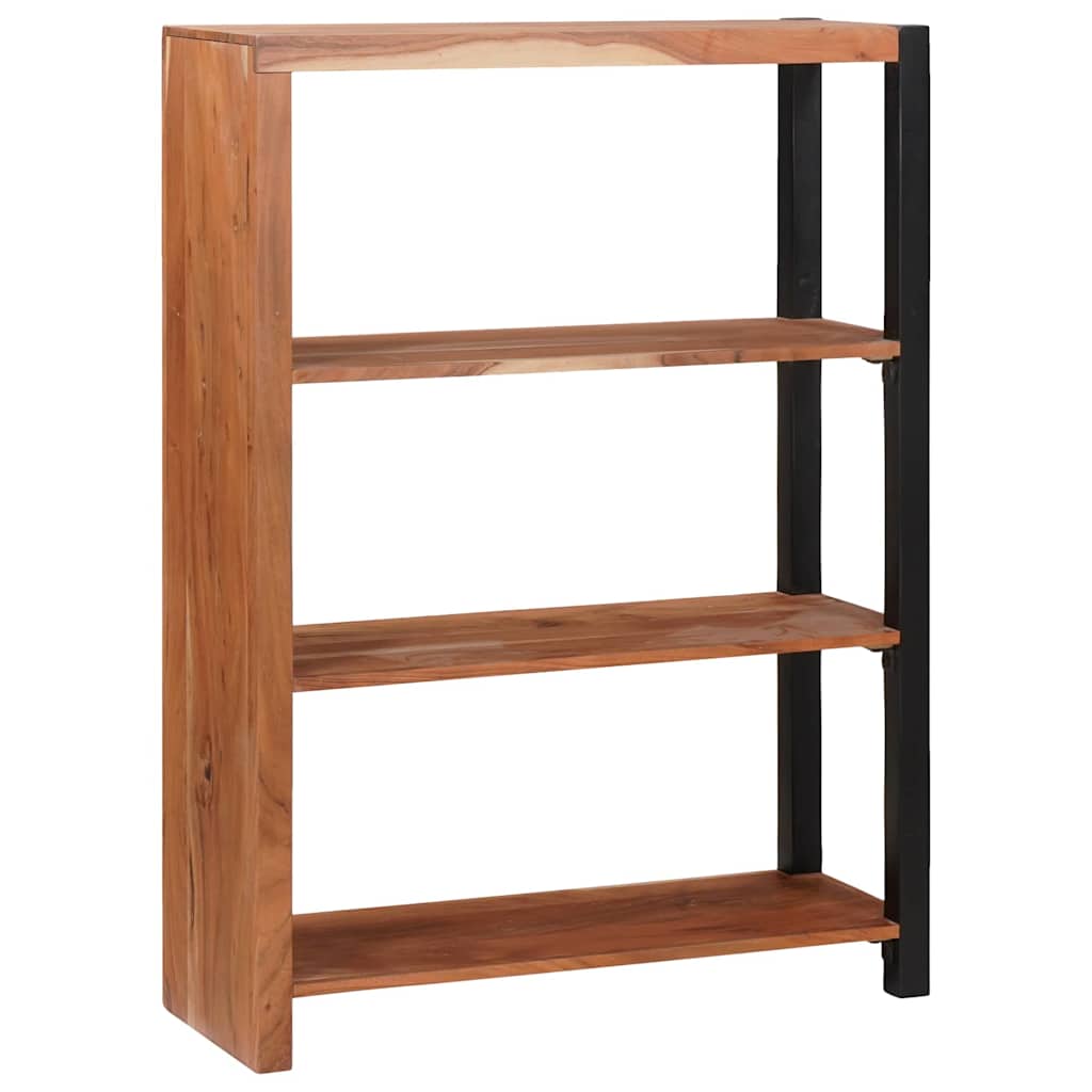 Bücherregal Akazie Massivholz Braun 110cm