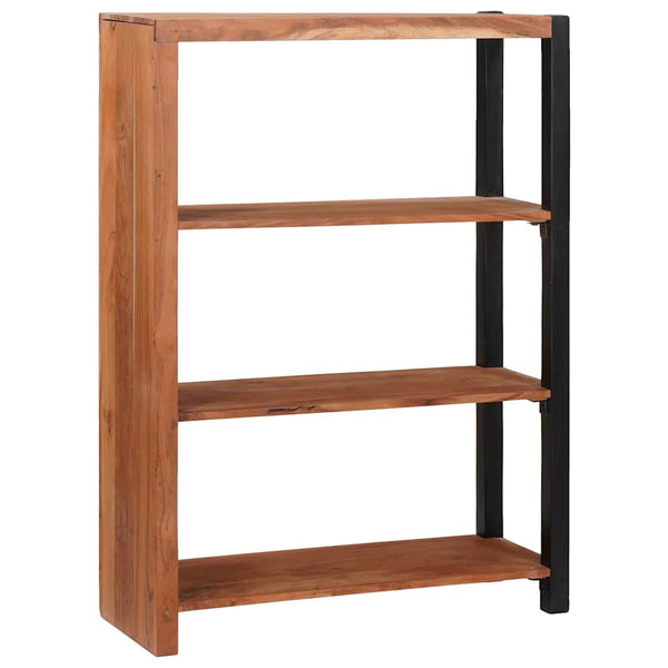 Bücherregal Akazie Massivholz Braun 110cm