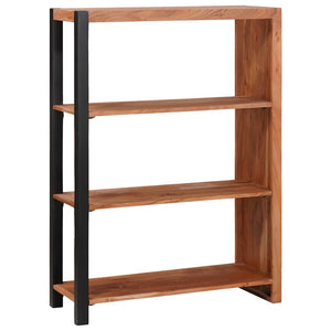 Bücherregal Akazie Massivholz Braun 110cm