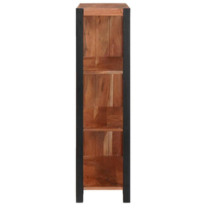 Bücherregal Akazie Massivholz Braun 110cm