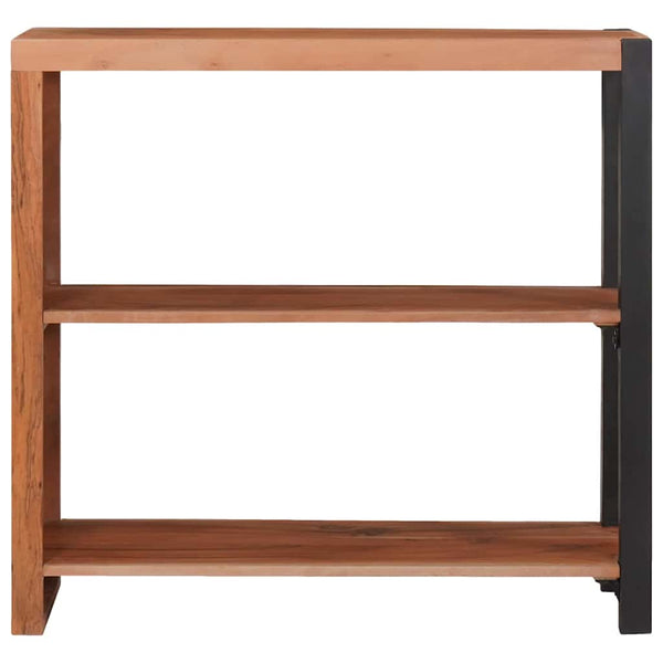 Bücherregal Braun Akazie Massivholz 80x75 cm