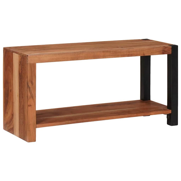 Bücherregal Braun Akazie Massivholz 80x40cm