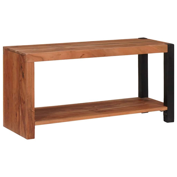 Bücherregal Braun Akazie Massivholz 80x40cm