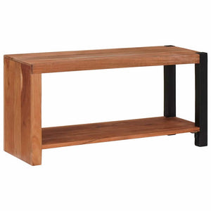 Bücherregal Braun Akazie Massivholz 80x40cm