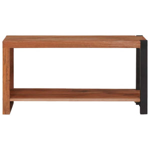 Bücherregal Braun Akazie Massivholz 80x40cm