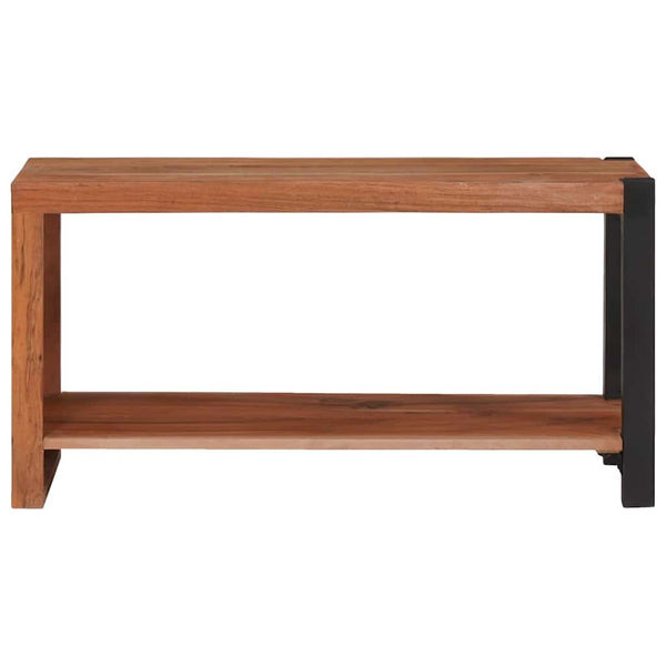 Bücherregal Braun Akazie Massivholz 80x40cm