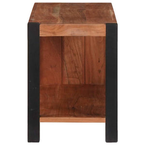 Bücherregal Braun Akazie Massivholz 80x40cm