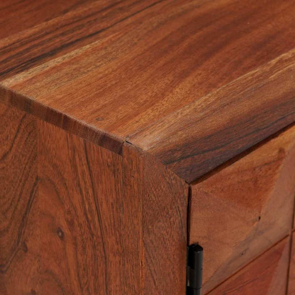 TV-Schrank Honigbraun Massivholz Akazie